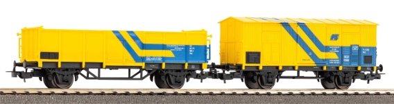 PIKO 28301 - H0 - 2-tlg. Set Gedeckter Güterwagen VS, VS, Ep. IV
